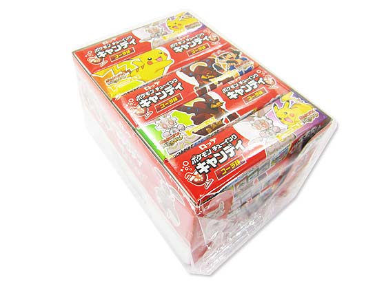 【駄菓子のまとめ買い・キャンディ系の駄菓子】ロッテ 5枚 ポケモン チューイングキャンディ コーラ味（20個入）