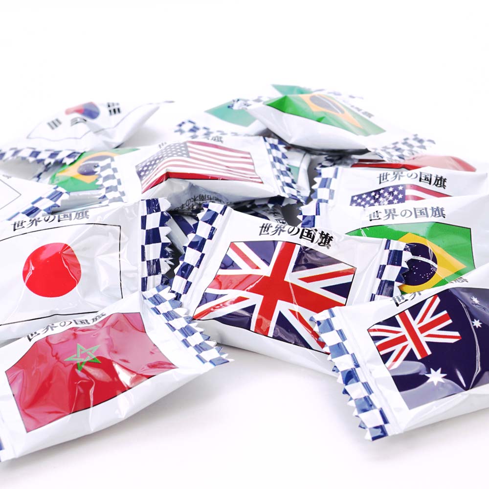 キッコー 世界の国旗キャンディー 1kg  (バラ売り)