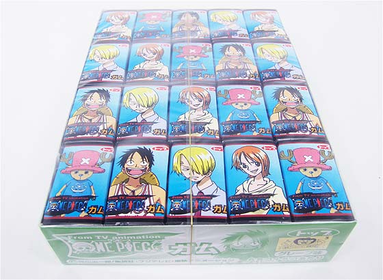 【駄菓子のまとめ買い・ガム系の駄菓子】　ワンピースガム（55個＋当たり5個入)【大人気】