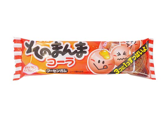 【駄菓子のまとめ買い・ガム系の駄菓子】　そのまんまガム　コーラ（20個入）【コリス】