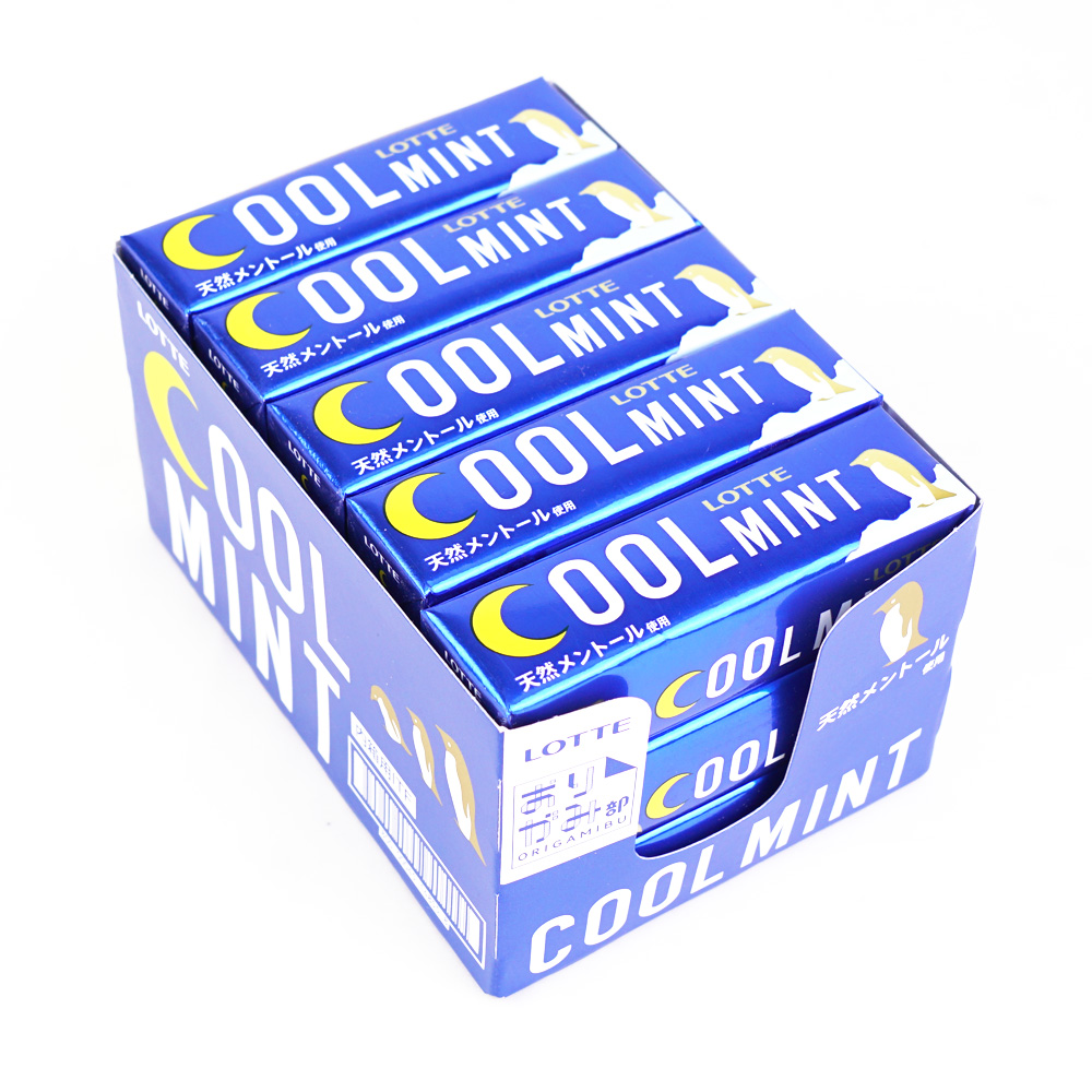 【お菓子のまとめ買い・ガムのまとめ買い】 ロッテ クールミントガム 9枚 (15個入)