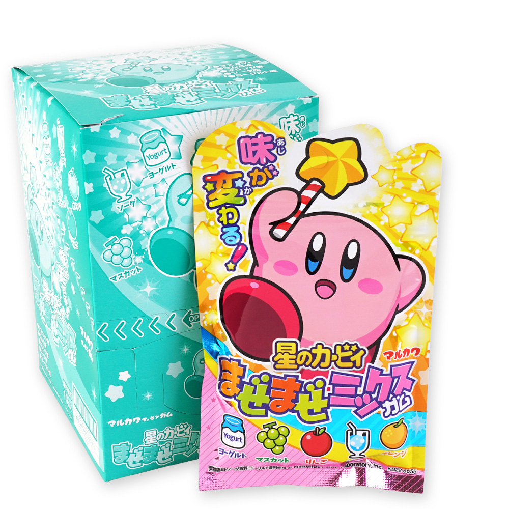 マルカワ 星のカービィまぜまぜミックスガム (10個入 ) 駄菓子 まとめ買い 箱買い ガム系のお菓子
