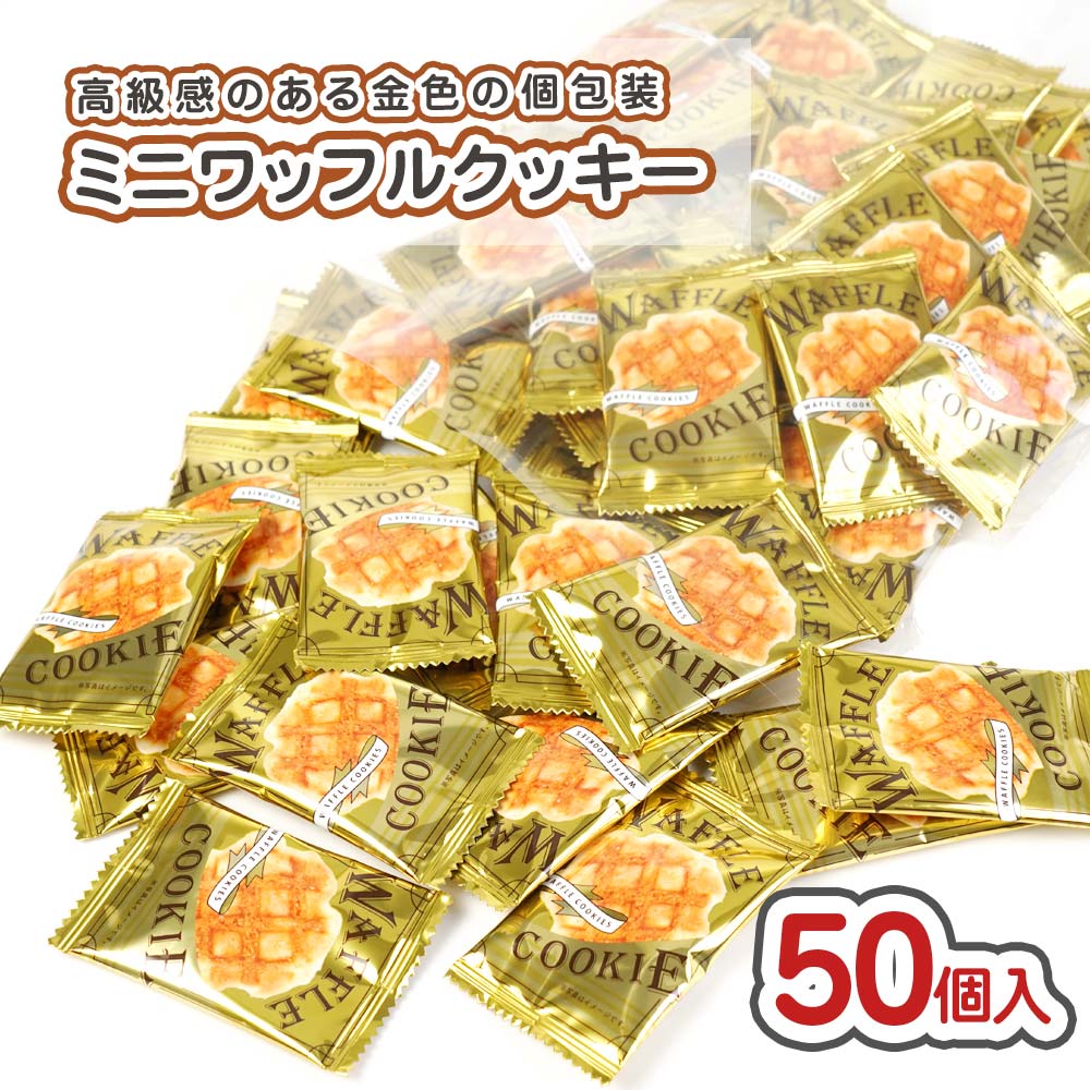 リアライズ ミニワッフルクッキー 大袋 ( 1袋 ) 駄菓子 まとめ買い 箱買い カステラ・ビスケット系のお菓子