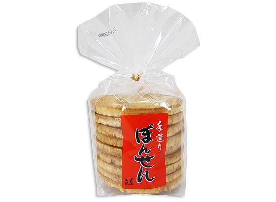 松岡 9枚入 手造りぽんせん（12袋入） お菓子 まとめ買い 箱買い おかき（あられ・おかき餅）系の駄菓子 2506