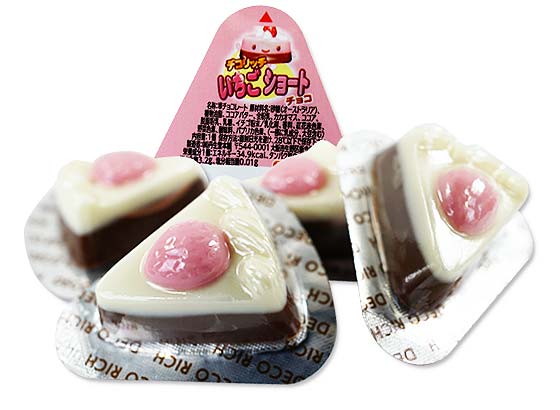 【駄菓子のまとめ買い・チョコ系の駄菓子】 丹生堂 デコリッチ いちごショートチョコ