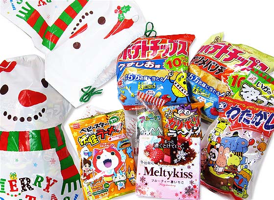 【 クリスマスお菓子の詰め合わせ 】 36cmクリスマス限定セット クリスマススノーマンお菓子詰め合わせ・セットB