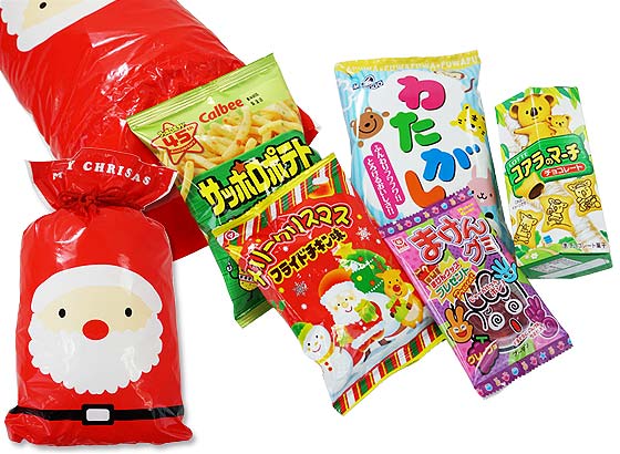 クリスマスお菓子の詰め合わせ 30cmクリスマス限定セット クリスマスお菓子詰め合わせセットA (サンタ)