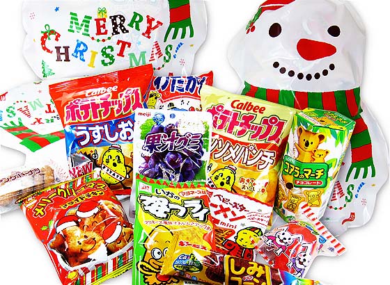 【 クリスマスお菓子の詰め合わせ 】 36cmクリスマス限定セット クリスマススノーマンお菓子詰め合わせ・セットB