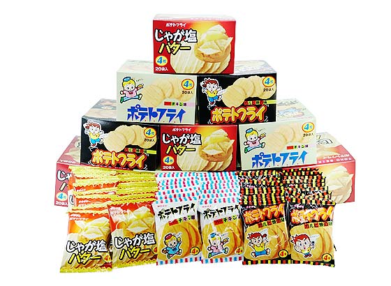 駄菓子セット・お菓子の詰め合わせ 東豊製菓 ポテトフライ 3種240個 詰め合わせセット