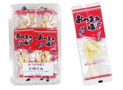 【駄菓子のまとめ買い・珍味・イカ系の駄菓子】 逢坂食品 おつまみ横丁いかくん （40個入）