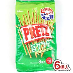 グリコ プリッツ 旨サラダ味 大袋（6個入）お菓子 まとめ買い スナック系のお菓子