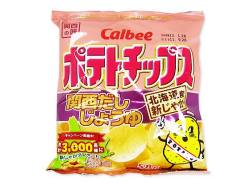 【お菓子のまとめ買い・スナック系のお菓子】 カルビー ポテトチップス 関西だしじょうゆ レギュラーサイズ（12個入）