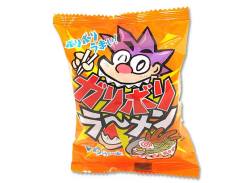 やおきん ガリボリラーメン ピリカラにんにく （1個） 【駄菓子のバラ