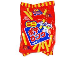 お菓子まとめ買い・スナック系のお菓子 森永 ミニ ポテロング しお味 18g×5パック(10個入)