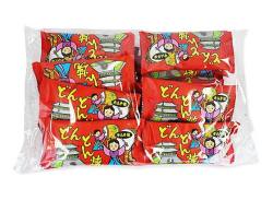 駄菓子のまとめ買い・あられ・おかき系の駄菓子 菓道 どんどん焼き キムチ味（15個入）