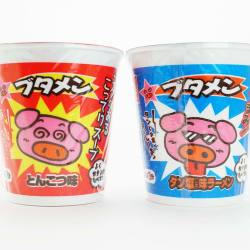 おやつカンパニー ブタメン とんこつ・たん塩 2種セット (30個入×2) ラーメン 駄菓子 まとめ買い お菓子 景品 食べ比べ