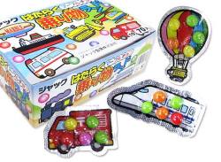 【駄菓子まとめ買い・チョコレート系の駄菓子】 ジャック製菓 はたらく乗り物ランド マーブルチョコ (70個入)