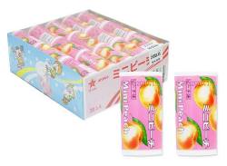 オリオン ミニラムネピーチ （30個入） 駄菓子 まとめ買い 箱買い 箱売り ラムネのお菓子 2508