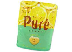 【お菓子のまとめ買い・あめ・グミ系お菓子】　カンロ ピュレグミ レモン（6個入）