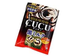 お菓子まとめ買い・キャンディ・飴系のお菓子　UHA キュキュCUCU黒ミルク 袋キャンディ （6個入）