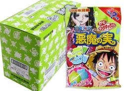 UHA ONE PIECE×かむシゲキックス 悪魔のグ実 （10個入） 【お菓子の