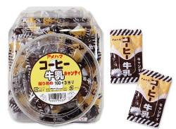 【駄菓子のまとめ買い・飴・キャンディ系の駄菓子】 アメハマ 当り付き コーヒー牛乳 キャンディ（100個入+3当り）