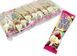 【駄菓子のまとめ買い・キャンディ系の駄菓子】やおきん ダブルアイスローリー チョコ×バニラ (30個入)