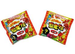 【駄菓子まとめ買い・キャンディ・グミ系の駄菓子】 明治 恐竜グミ コーラ味 (20個入)