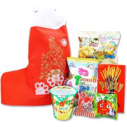 38cm クリスマス限定 特大ブーツ お菓子詰め合わせ・セットD