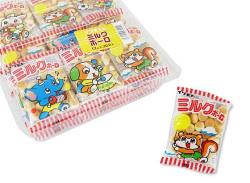 【駄菓子のまとめ買い・スナック系駄菓子】  岩本 イワモトのミルク ボーロ （30袋入）