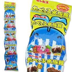 ギンビス たべっ子水族館 5P (12個入) お菓子  まとめ買い 箱買い ビスケット しみチョコ 食べきりパック