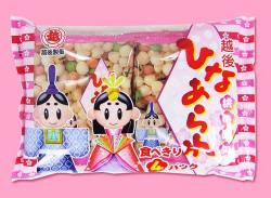 【お菓子のバラ売り・おかき（あられ・おかき餅）】 越後 4パックひなあられ （バラ売り）