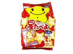 【お菓子バラ売り・おかきの大袋】栗山米菓　星たべよ　しお味2枚入　(11袋入)