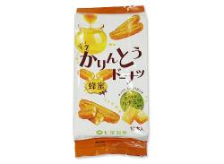【お菓子のまとめ買い・焼菓子のお菓子】七尾製菓 半生 かりんとうドーナツ 蜂蜜 10本入 (12個入)