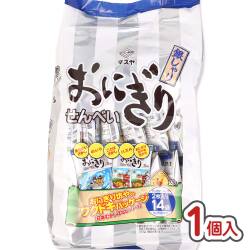 マスヤ おにぎりせんべい 銀シャリ ファミリーパック (1袋) 駄菓子 バラ売り 単品 1個売り おせんべい系のお菓子