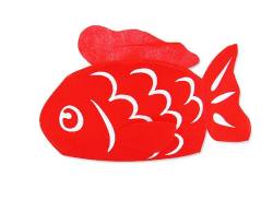【お菓子用ラッピング・梱包資材】300W×210H 夏祭り・縁日に 金魚巾着(紐タイプ)  20枚入り