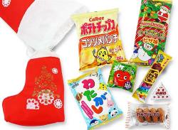 【クリスマスお菓子セット】 38cmクリスマス限定セット クリスマスブーツ型 お菓子詰め合わせ・セットB
