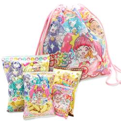 クリスマス限定 お菓子 詰め合わせ 特大30cm スター トゥインクルプリキュア お菓子ナップサック 駄菓子セット お菓子の詰め合わせ 駄菓子の卸 通販 ２丁目ひみつ基地