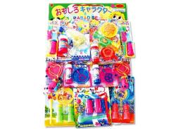 【当てものくじ・男女共通の台紙】 おもしろキャラクター シャボン玉台紙当（80+4付）