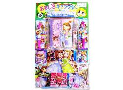 【当てものくじ・女の子の台紙】 おもしろキャラクタープリンセスソフィア台紙当（80+4付）