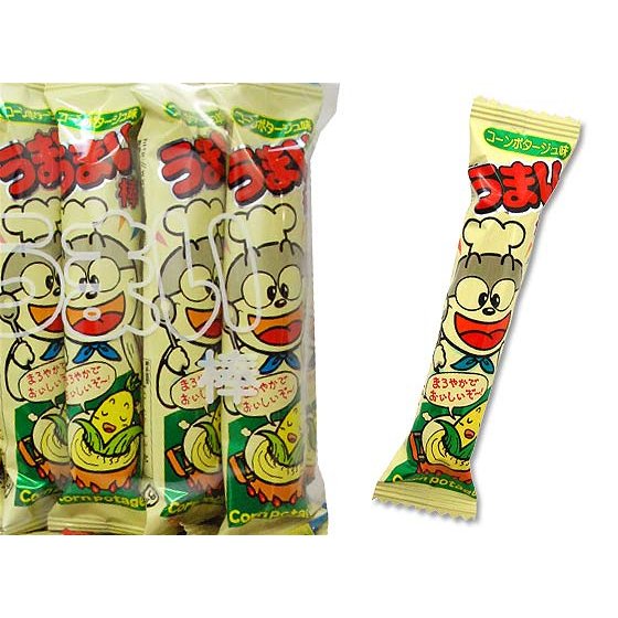 やおきん うまい棒 コーンポタージュ （10個入） 駄菓子 小ロット  まとめ買い きゃべつ スナック系のお菓子
