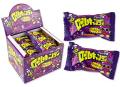 駄菓子のまとめ買い・ 飴・チューイング系の駄菓子　やおきん ロールキャンディグレープ味（24個入）