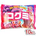 味覚糖  コグミ ファミリーパック (8袋x10袋) 駄菓子 まとめ買い ケース 箱買い  グミ・キャンディ系のお菓子