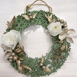 リース（プリザーブドフラワー）◆611-10　送料税込！