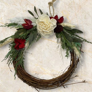 リース（プリザーブドフラワー）◆611-19　送料税込！