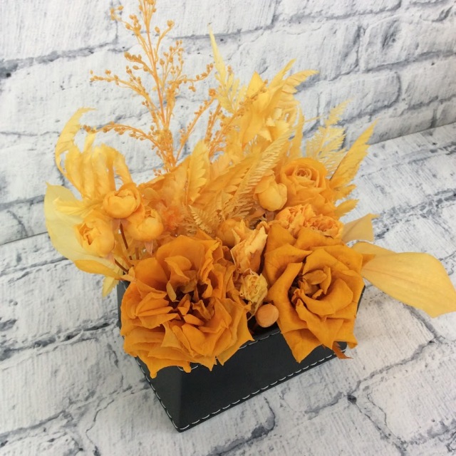 プリザーブドフラワー木箱　◆502-15　送料込！