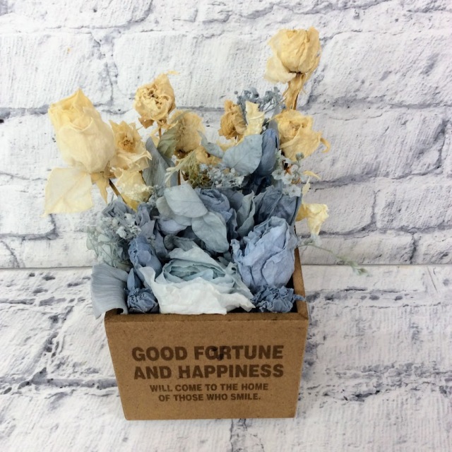 プリザーブドフラワー箱　◆502-17　送料込！