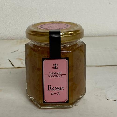 食べるバラ　ダマスクローズ　コンフィチュール100ｇ◆