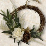 リース（プリザーブドフラワー）◆611-13　送料税込！