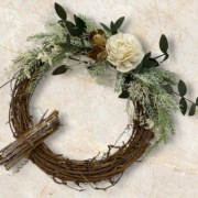 リース（プリザーブドフラワー）◆611-18　送料税込！